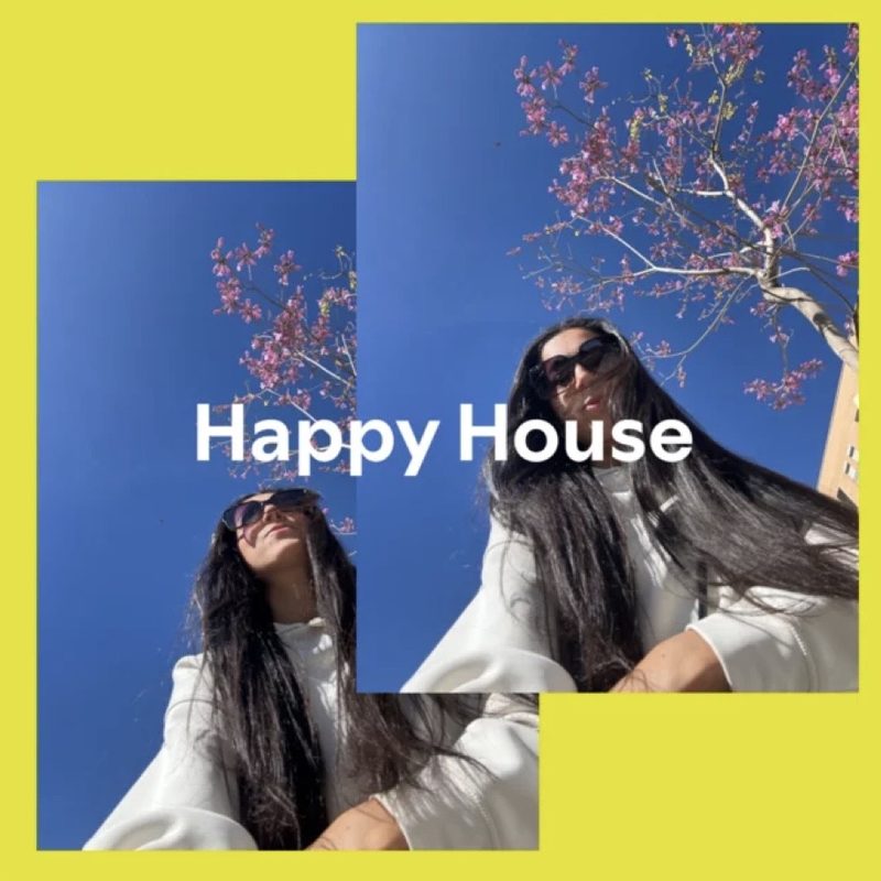 Happy House: Spotify-Playlist-Cover von Mia Amare
