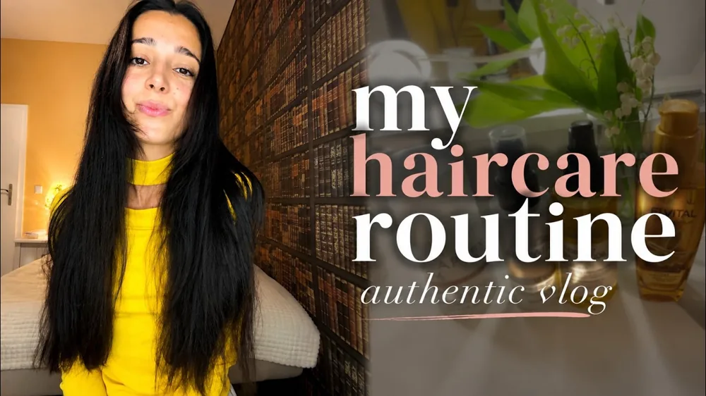 Video-Thumbnail: Haare selbst schneiden und meine Haarpflege-Routine